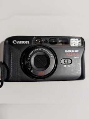Canon Sureshot Telemax 35 mm Film Camera 38-70 mm Zoom Lens